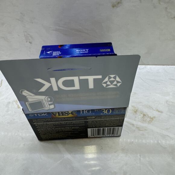 Lot of 4 VHS-C Super High Grade Compact Video Cassette Sony TDM 30 Minute New - Picture 3 of 4